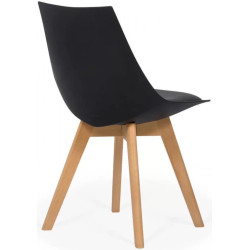 Стул Prestige Chairs BUC 245 (Black/Natural) Thumb