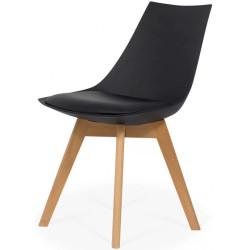 Стул Prestige Chairs BUC 245 (Black/Natural) Thumb