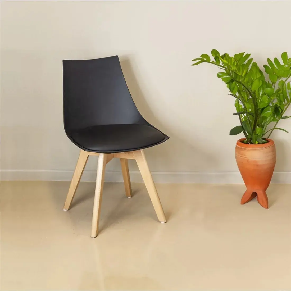 Стул Prestige Chairs BUC 245 (Black/Natural)