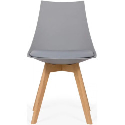 Стул Prestige Chairs BUC 245 (Grey/Natural) Thumb