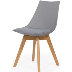 Стул Prestige Chairs BUC 245 (Grey/Natural) Thumb