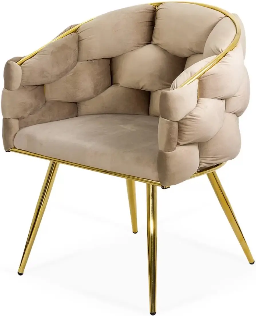 Стул Prestige Chairs BUC 251 (Beige/Gold) - 2