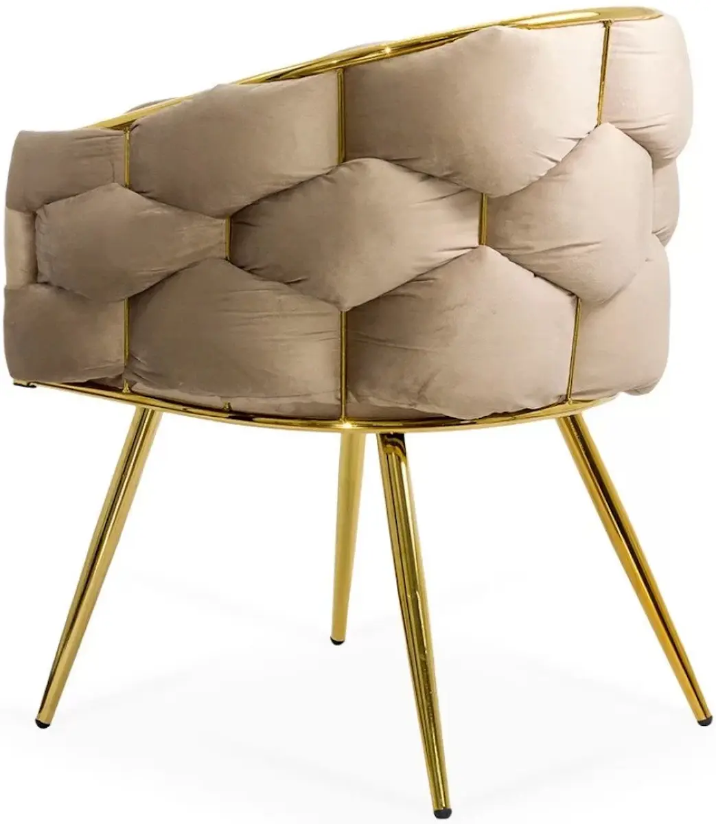Стул Prestige Chairs BUC 251 (Beige/Gold) - 3