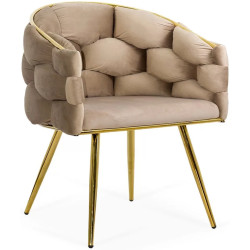 Стул Prestige Chairs BUC 251 (Beige/Gold) Thumb