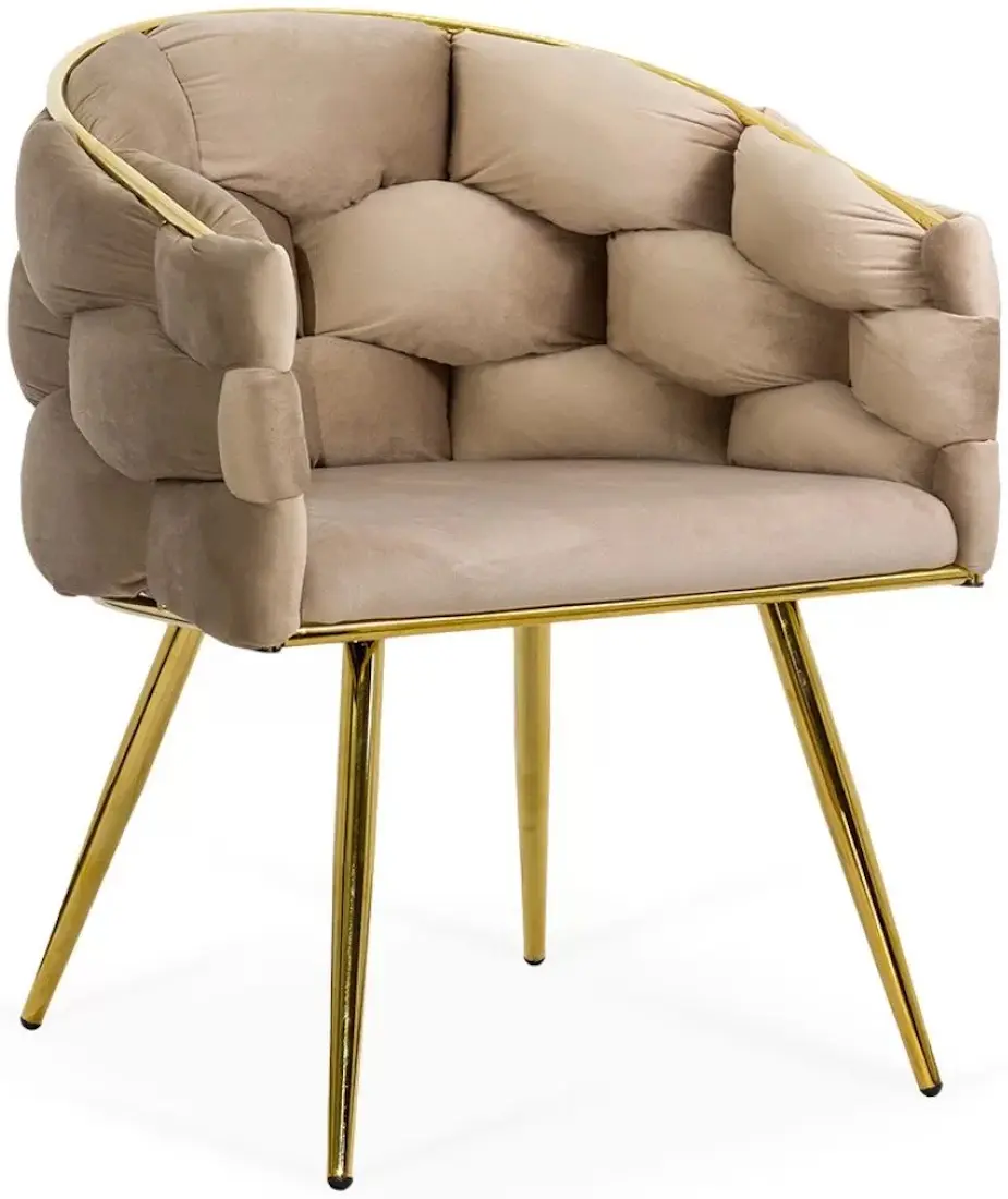 Стул Prestige Chairs BUC 251 (Beige/Gold) - 4