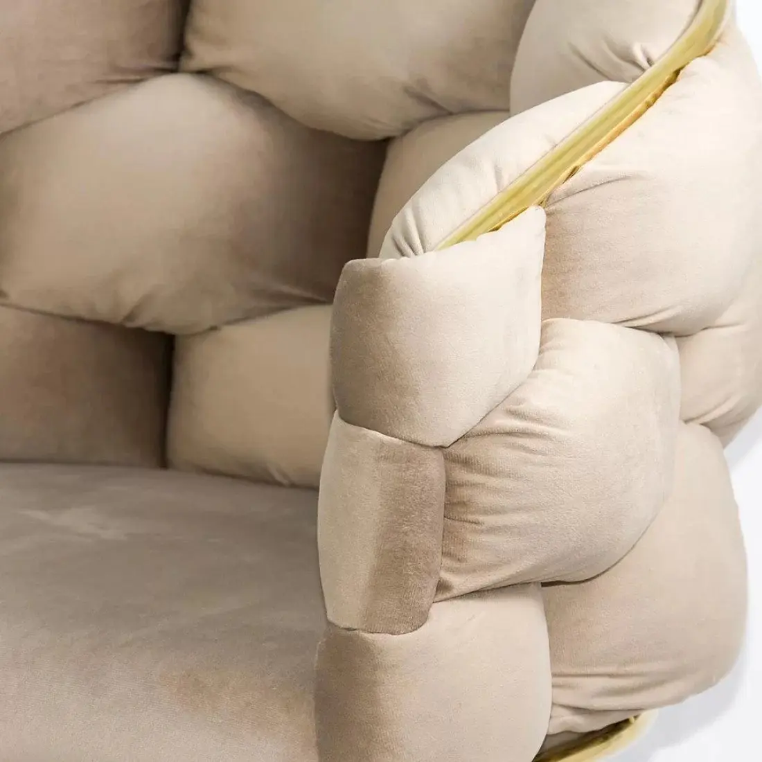 Стул Prestige Chairs BUC 251 (Beige/Gold) - 5
