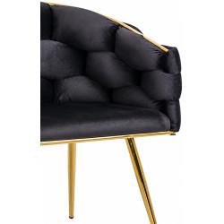 Стул Prestige Chairs BUC 251 (Black/Gold) Thumb