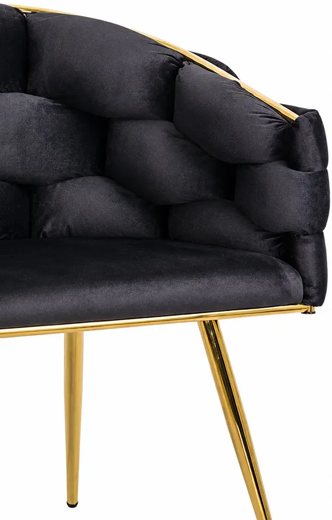 Стул Prestige Chairs BUC 251 (Black/Gold) - 3