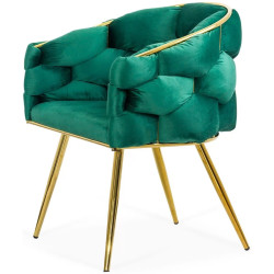 Стул Prestige Chairs BUC 251 (Green/Gold) Thumb