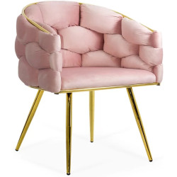 Scaun Prestige Chairs BUC 251 (Pink/Gold) Thumb
