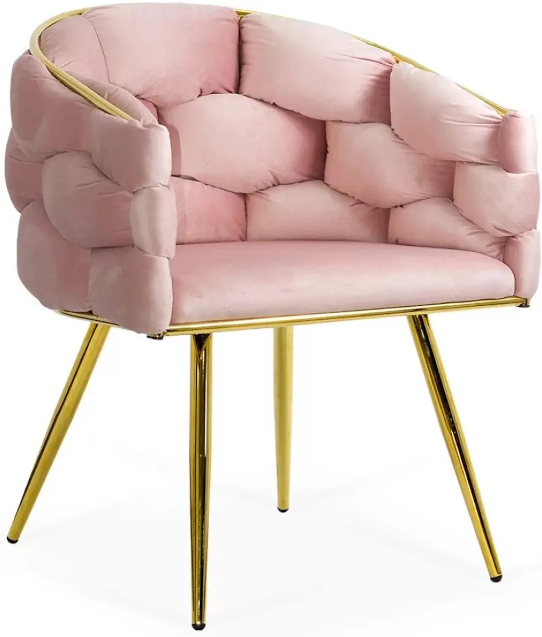 Scaun Prestige Chairs BUC 251 (Pink/Gold) - 2