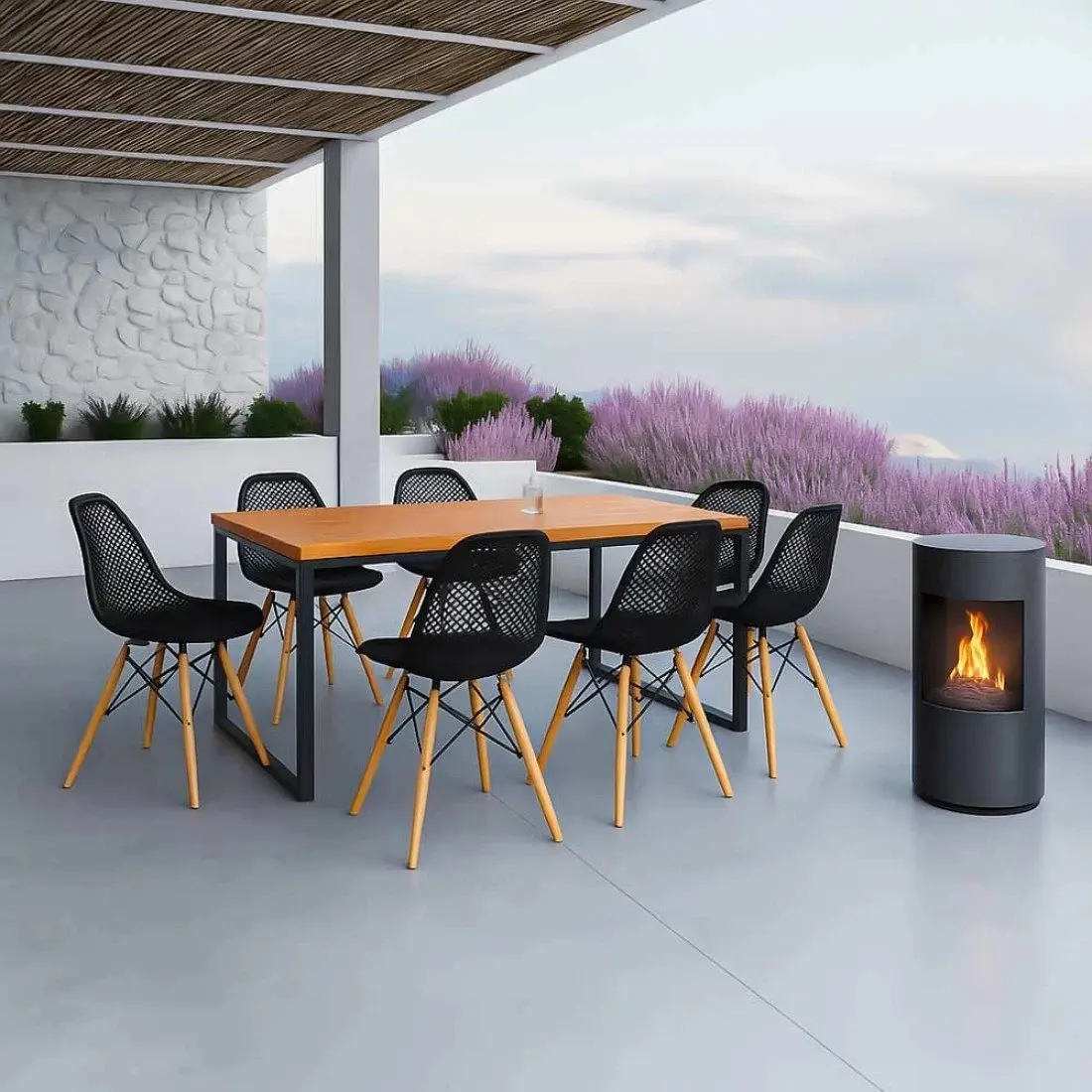 Scaun Prestige Chairs BUC 254 (Black) - 7