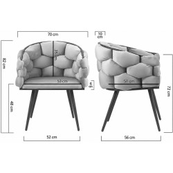 Стул Prestige Chairs BUC 256 (Grey) Thumb