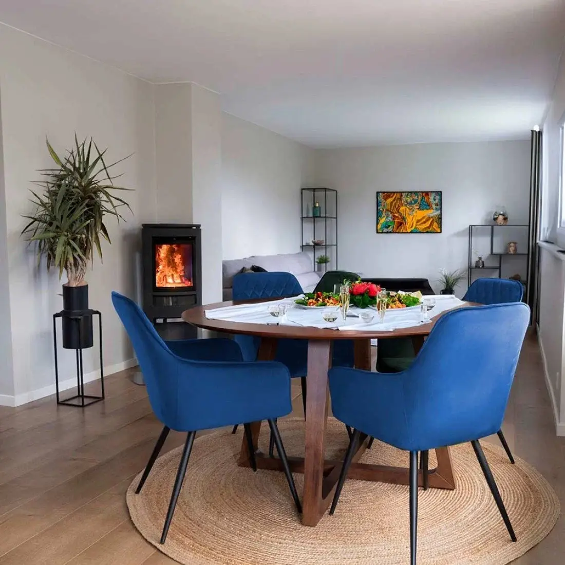 Scaun Prestige Chairs BUC 258 (Blue) - 7