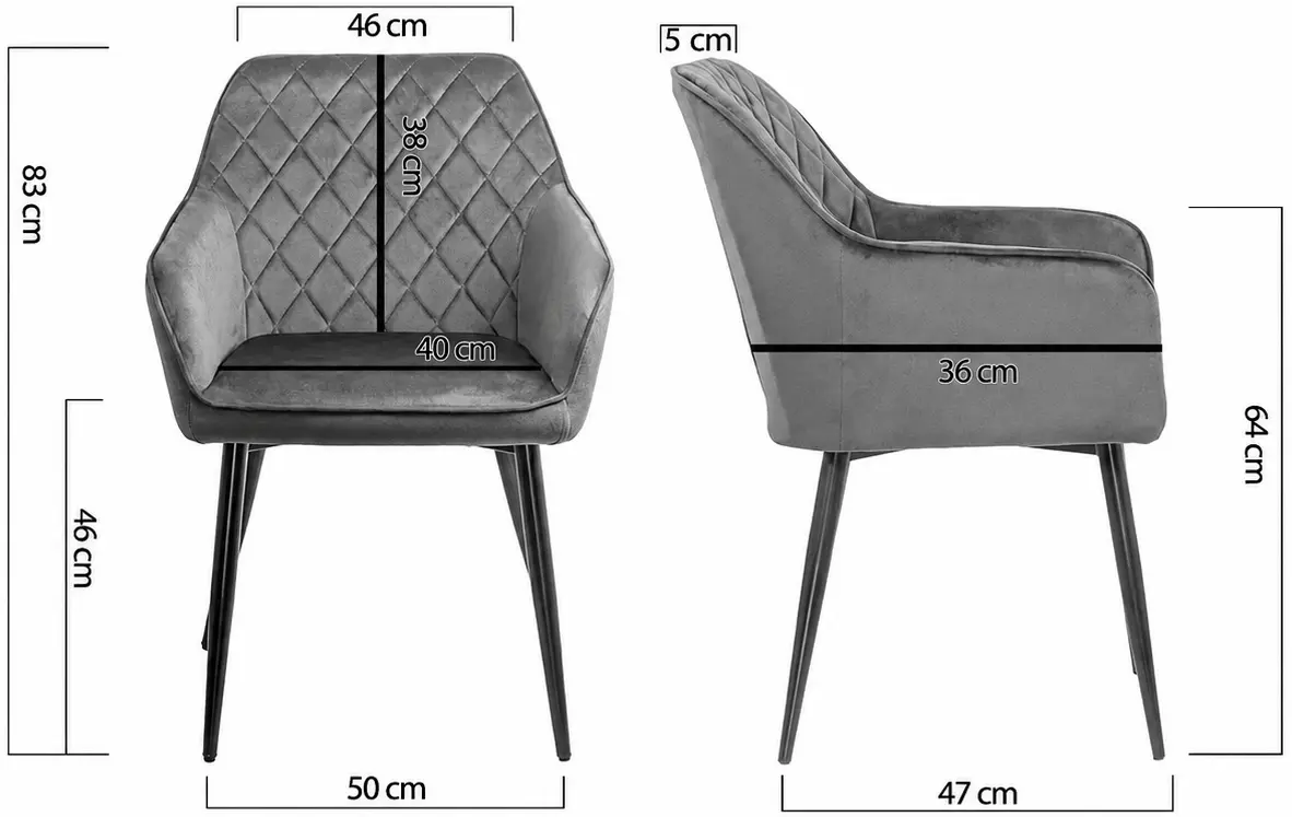 Scaun Prestige Chairs BUC 258 (Grey) - 7