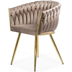 Стул Prestige Chairs BUC 261 (Beige/Gold) Thumb
