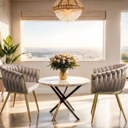 Стул Prestige Chairs BUC 261 (Beige/Gold) Thumb