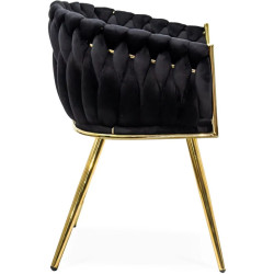 Стул Prestige Chairs BUC 261 (Black/Gold) Thumb