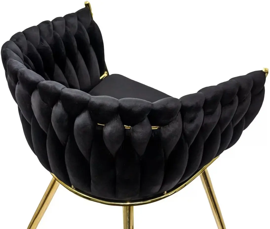 Стул Prestige Chairs BUC 261 (Black/Gold) - 4