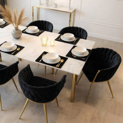 Стул Prestige Chairs BUC 261 (Black/Gold) Thumb