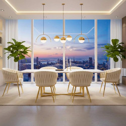 Стул Prestige Chairs BUC 261 (Cream/Gold) Thumb
