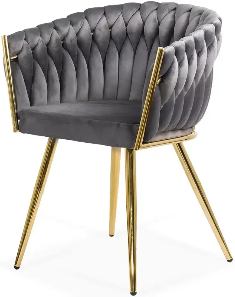 Стул Prestige Chairs BUC 261 (Grey/Gold) - 3