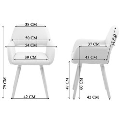 Scaun Prestige Chairs BUC 280 (Black) Thumb