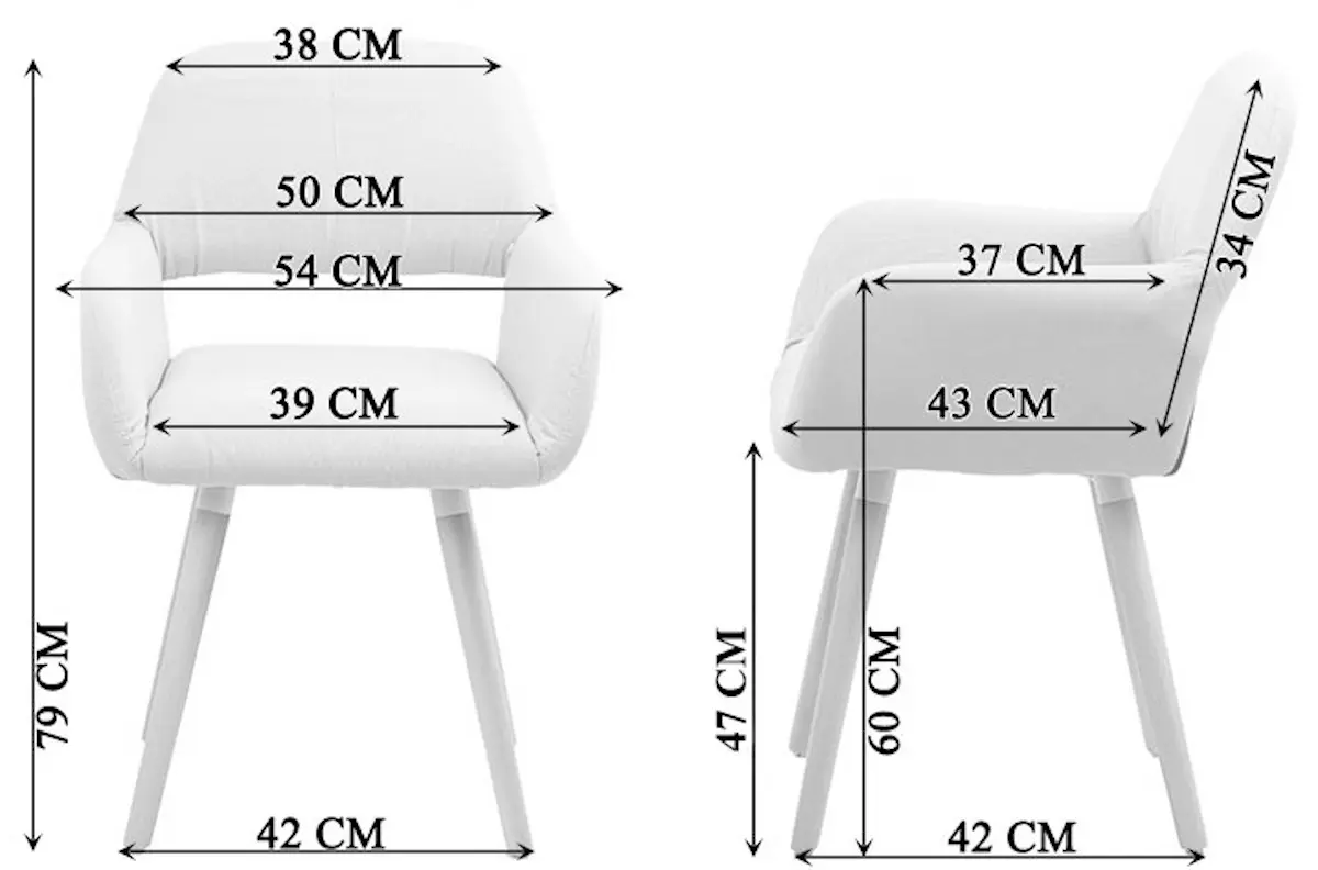 Scaun Prestige Chairs BUC 280 (Yellow) - 4