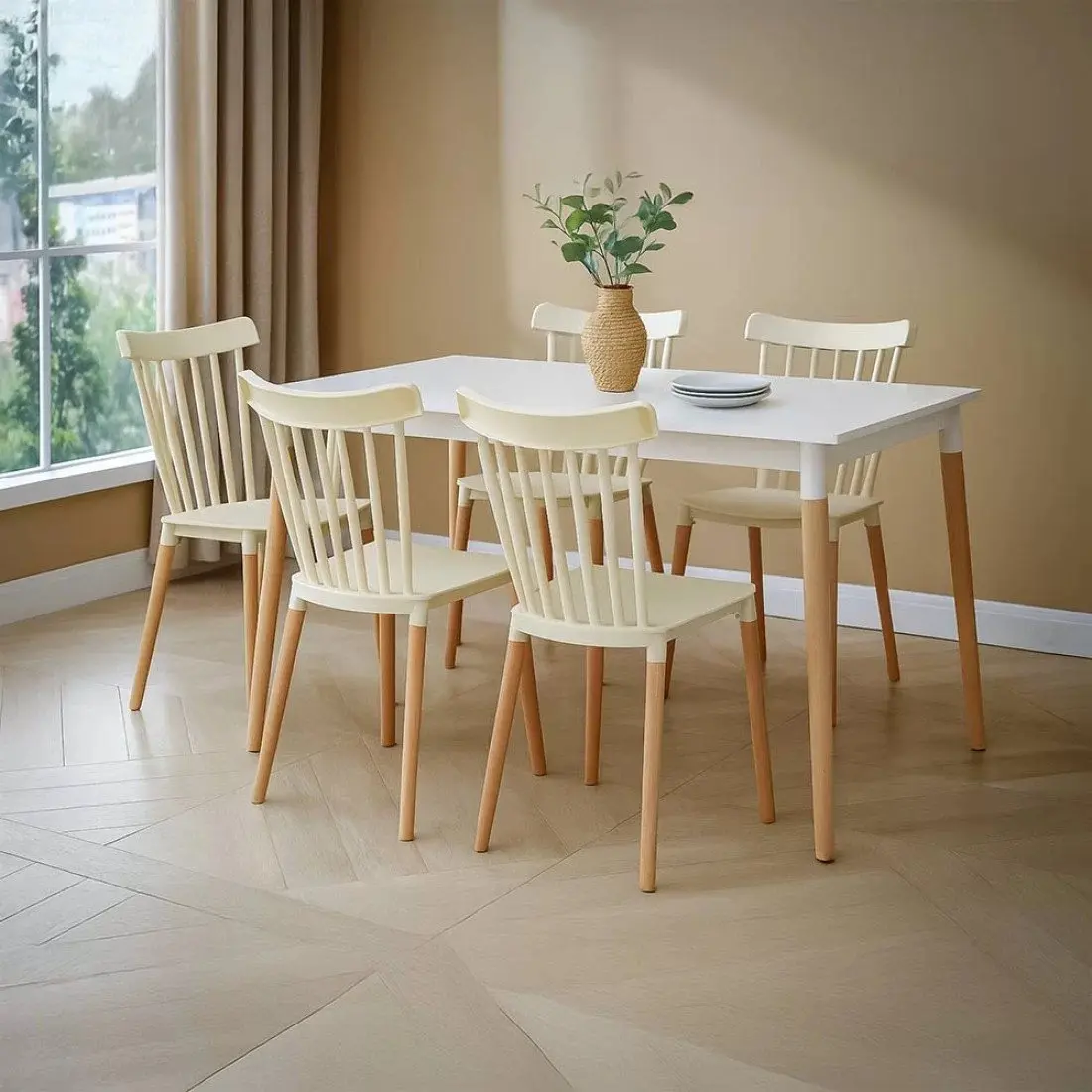 Стул Prestige Chairs HRC 595 (Beige/Natural) - 9