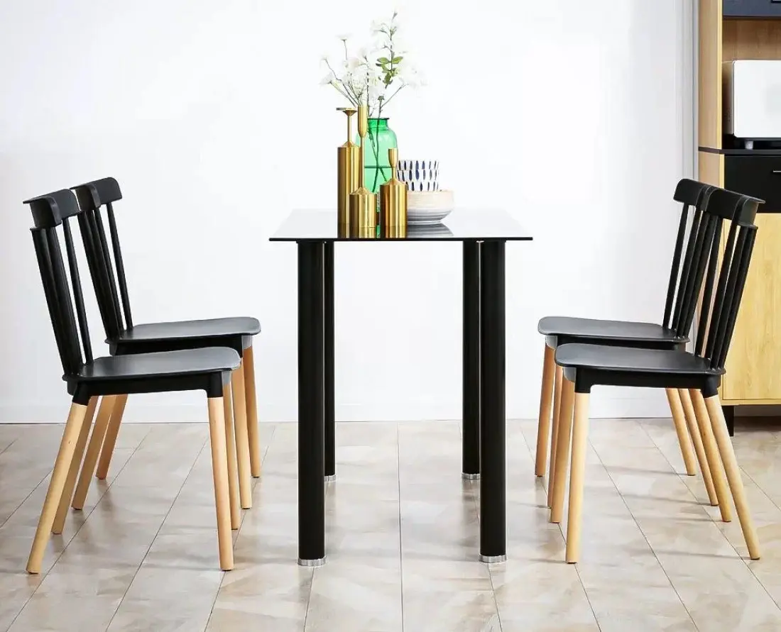 Scaun Prestige Chairs HRC 595 (Black/Natural) - 7