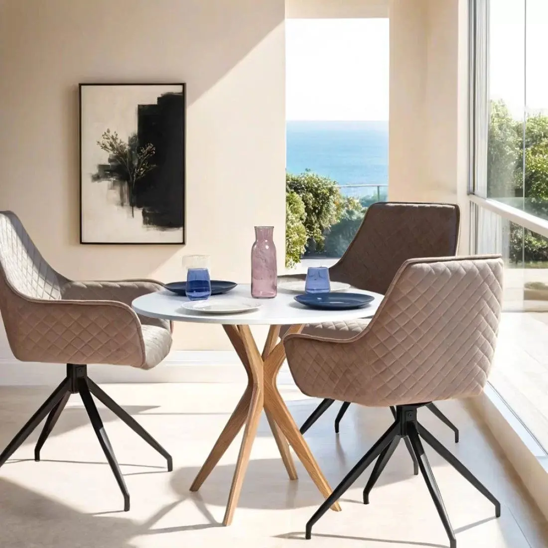 Scaun Prestige Chairs OFF 0223 (Beige) - 5
