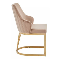 Стул Signal Alure Bluvel 28 (Beige/Gold) Thumb