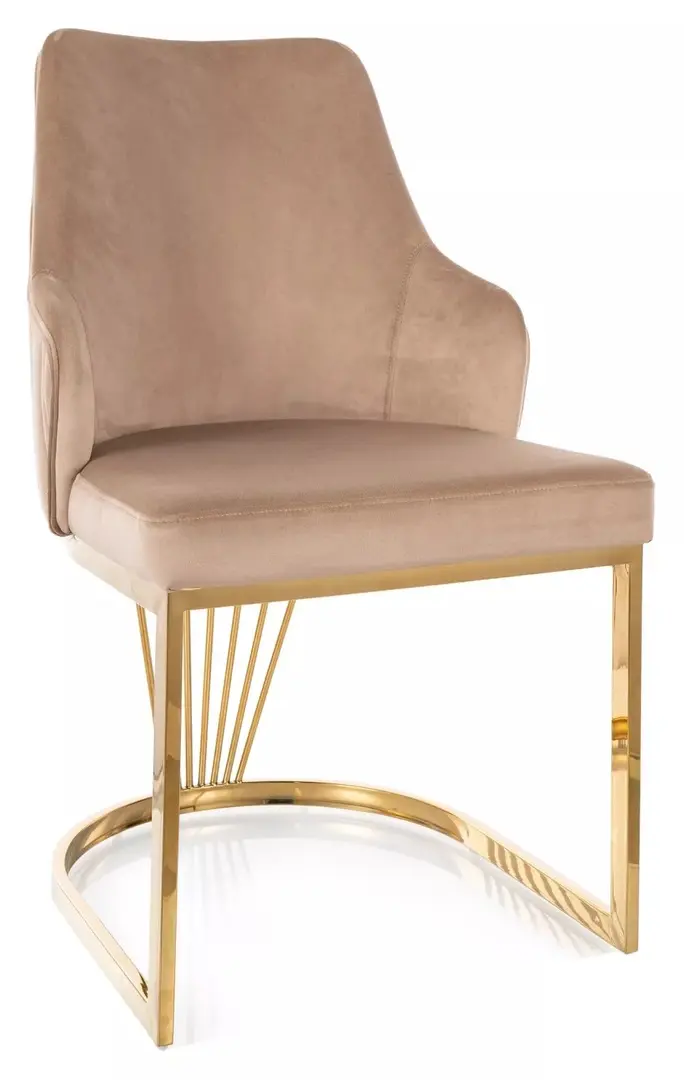 Стул Signal Alure Bluvel 28 (Beige/Gold)