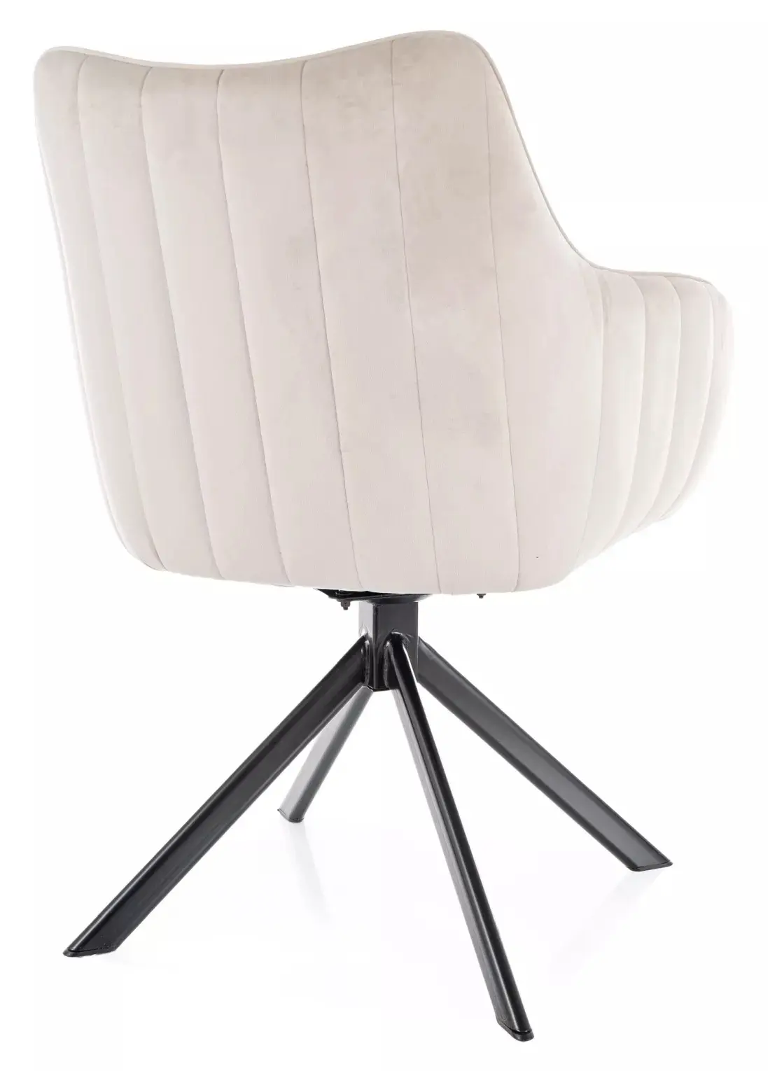 Стул Signal Azalia Bluvel 30 (Light Beige/Black) - 2