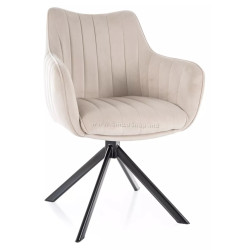Стул Signal Azalia Bluvel 30 (Light Beige/Black)