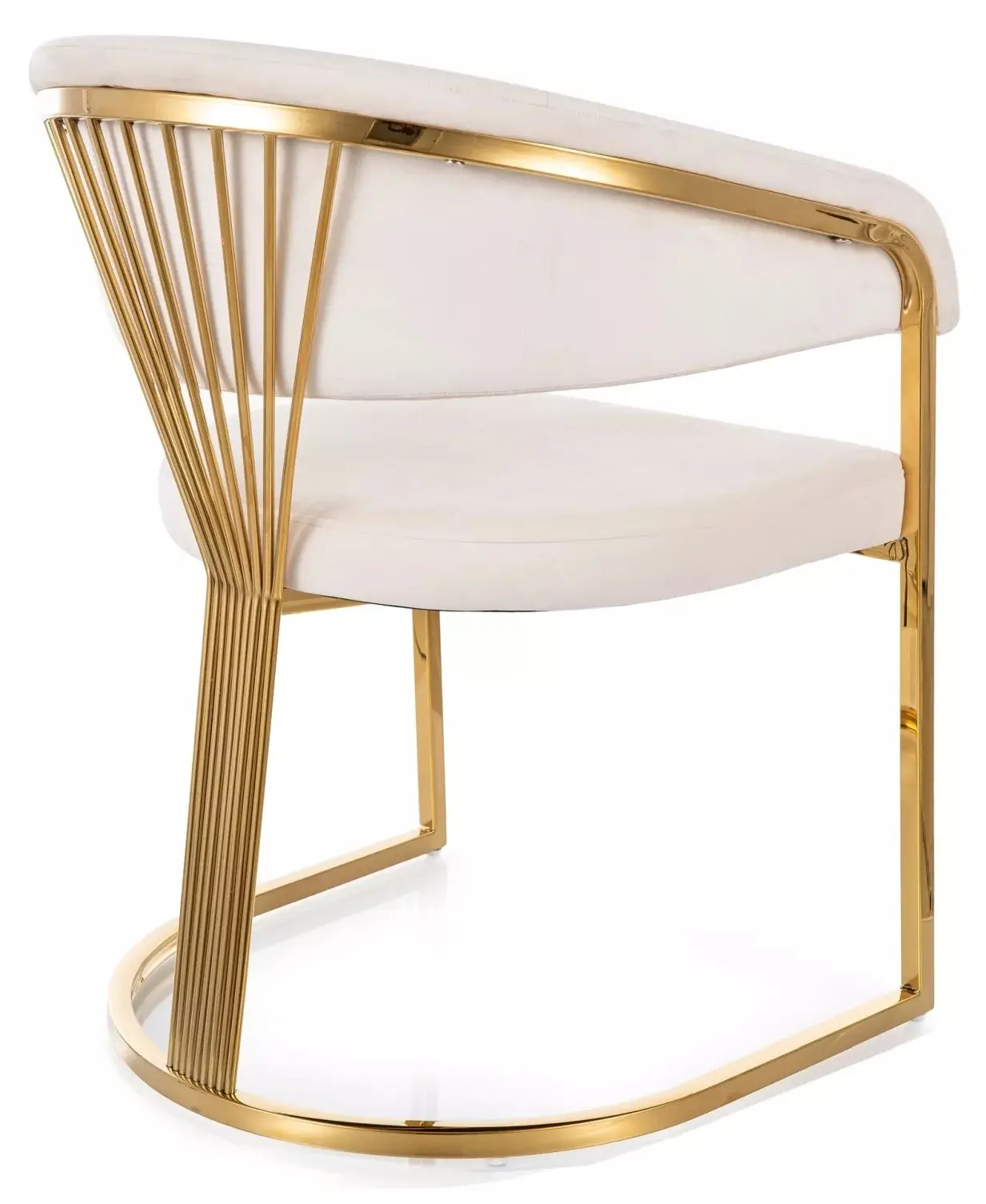 Scaun Signal Crown Bluvel 22 (Light Beige/Gold)