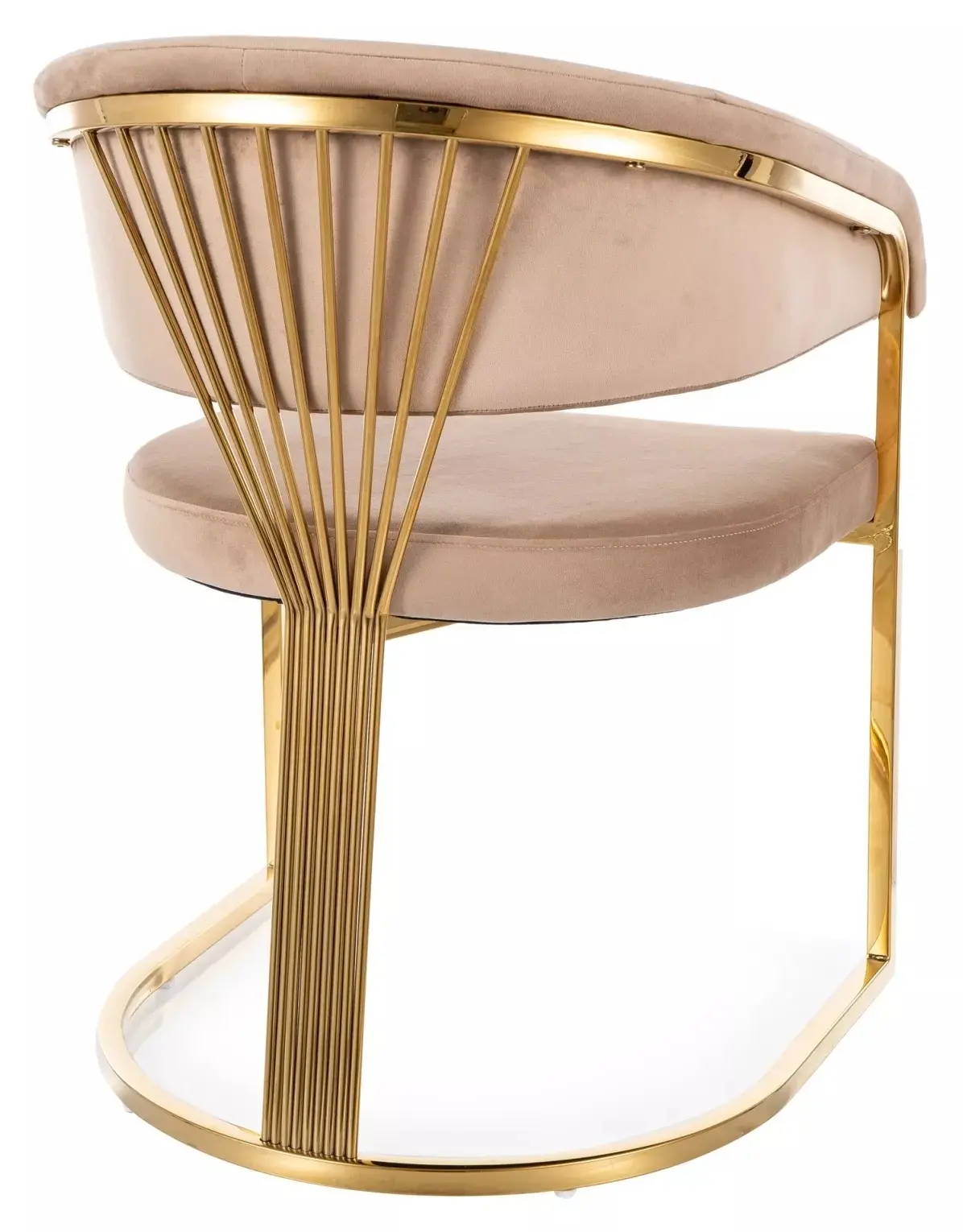 Стул Signal Crown Bluvel 28 (Beige/Gold)