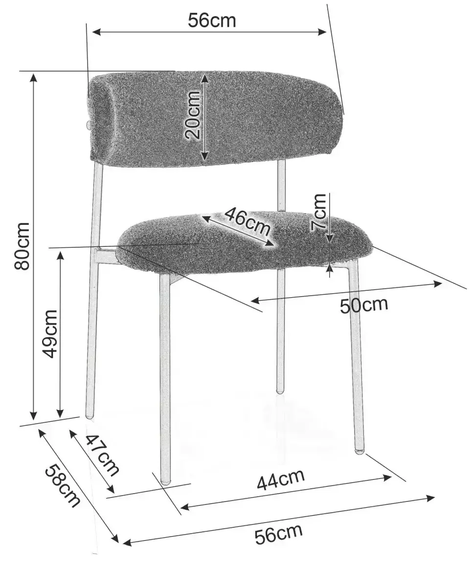 Scaun Signal Elton Brego 34 (Beige/Cashmere)
