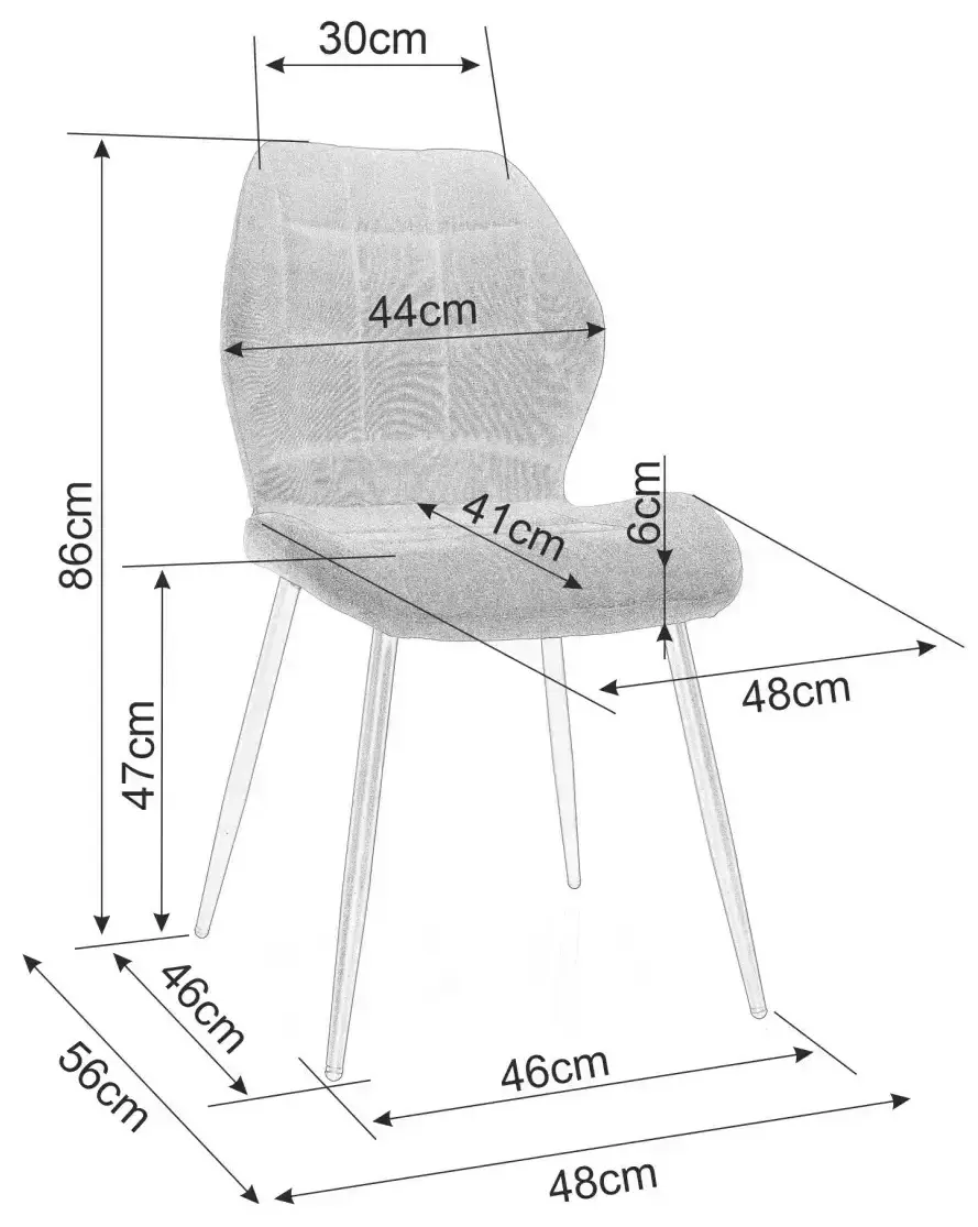 Scaun Signal Jake Bluvel 40 (Dark Beige/Black)