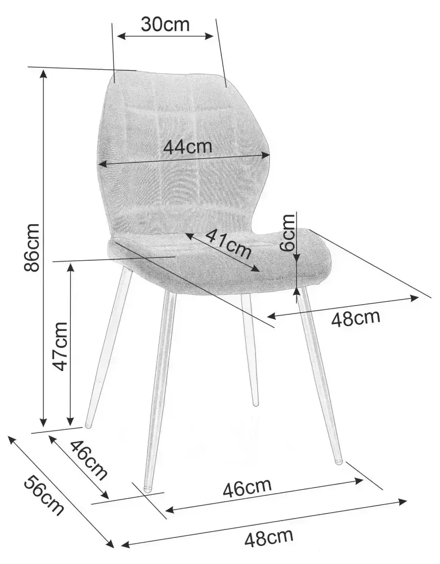 Scaun Signal Rick Bluvel 14 (Grey/Black)