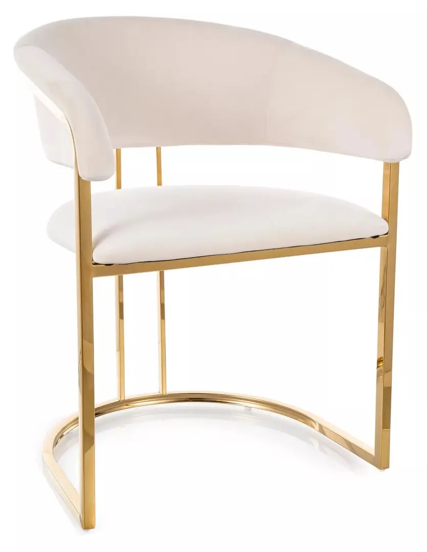 Scaun Signal Tulipe Bluvel 22 (Light Beige/Gold)