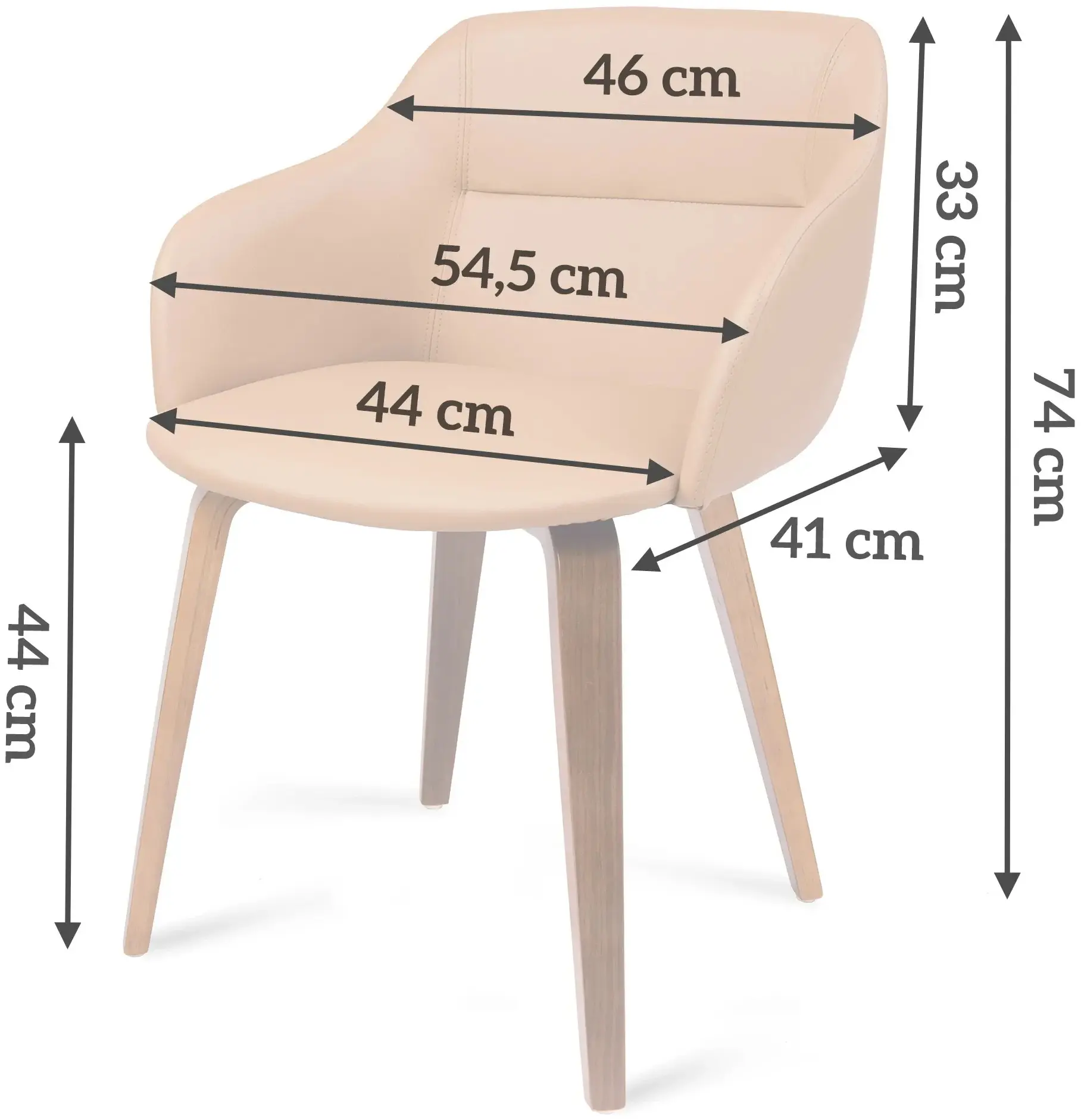 Стул Sofotel Severa 2751 (Beige/Natural) - 5