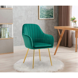 Scaun Tempo Kondela Adlam New (Emerald/Golden)