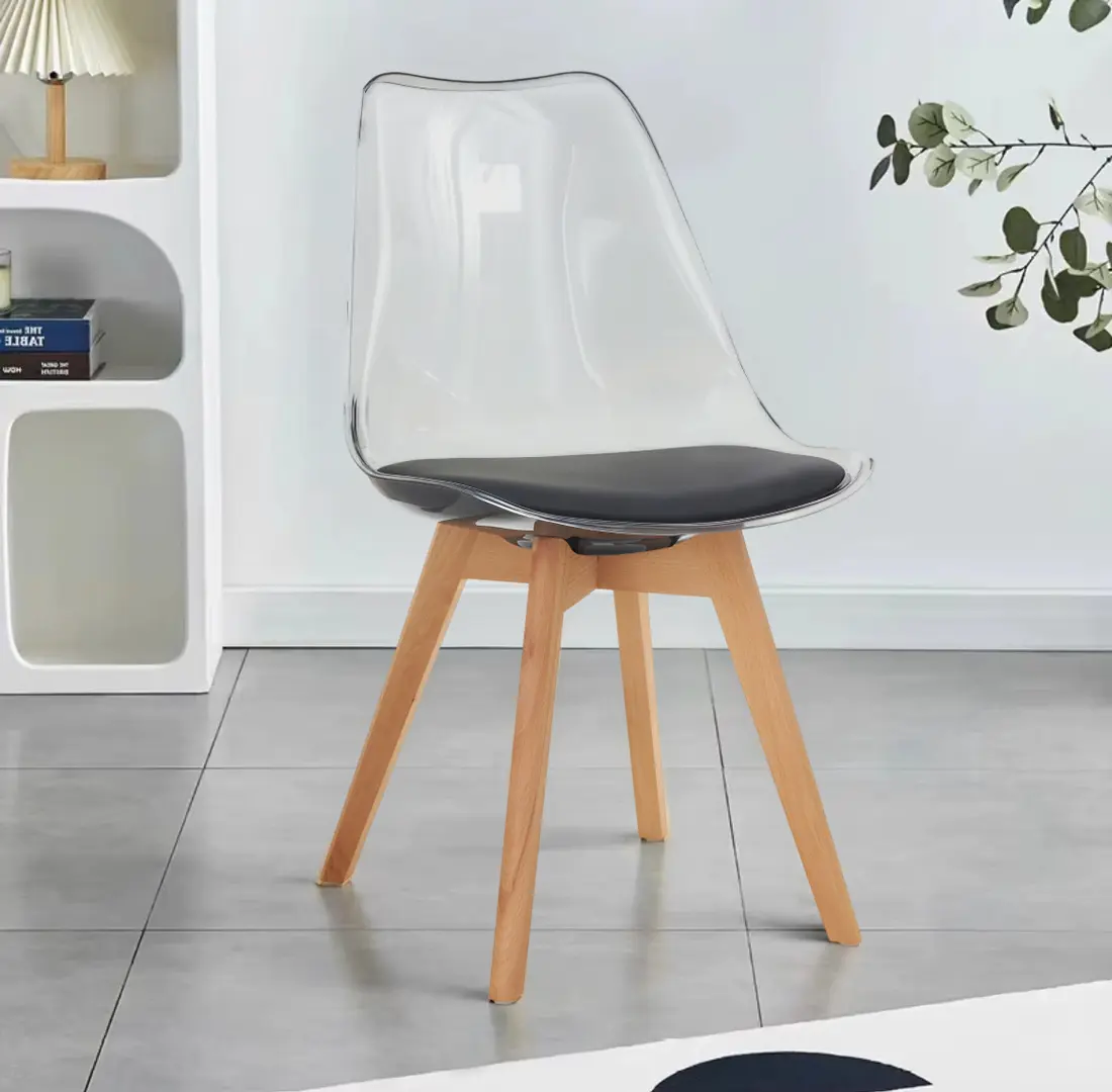 Стул Tempo Kondela Bali 3 New (Black/Transparent)