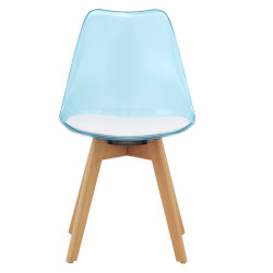 Стул Tempo Kondela Bali 3 NEW (Blue/Beech) Thumb