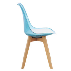 Стул Tempo Kondela Bali 3 NEW (Blue/Beech) Thumb