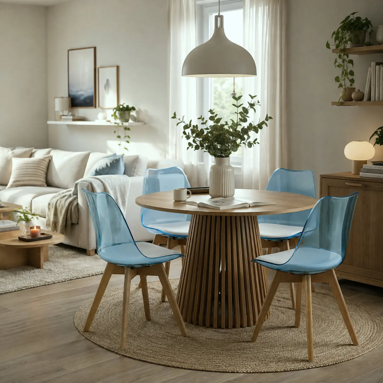 Стул Tempo Kondela Bali 3 NEW (Blue/Beech) - 6
