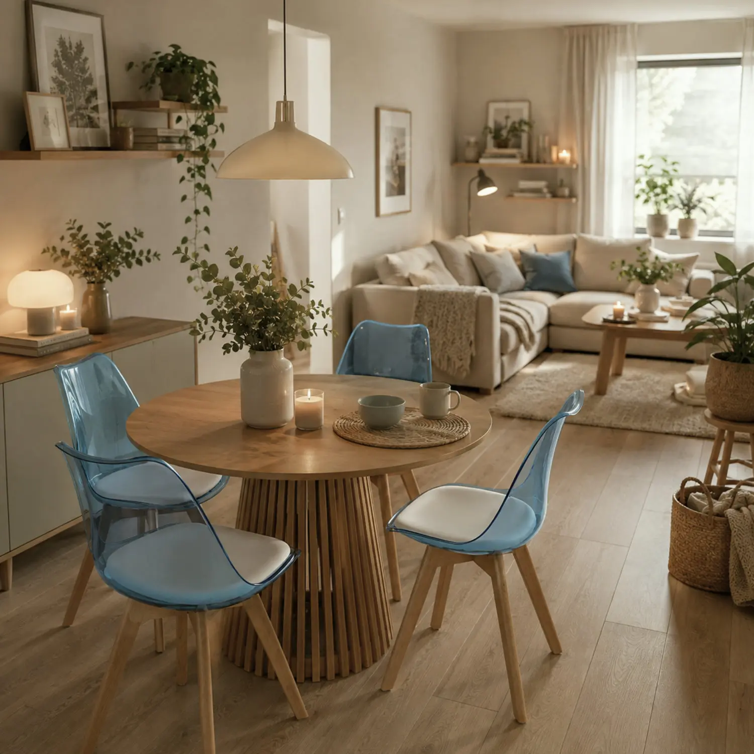 Стул Tempo Kondela Bali 3 NEW (Blue/Beech) - 8
