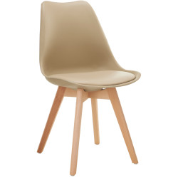 Стул Tempo Kondela Bali 3 New (Cappuccino/Beech) Thumb