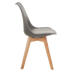 Стул Tempo Kondela Bali 3 NEW (Grey/Beech) Thumb